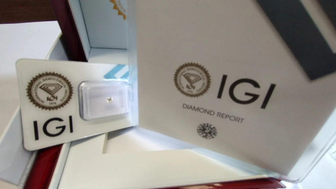 Diamante da investimento certificato igi 3ct D VVS1