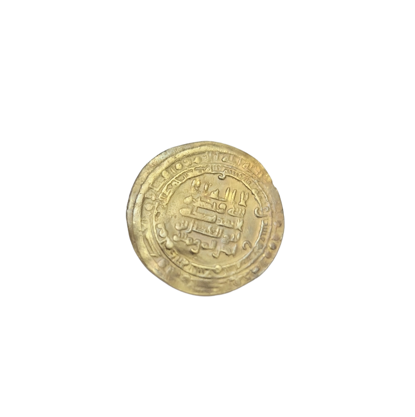 Antico monete d'oro 24k ancient dirham abbasied AH 218-277