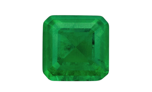 smeraldo naturale taglio quadrato 3,25ct verde trasparente