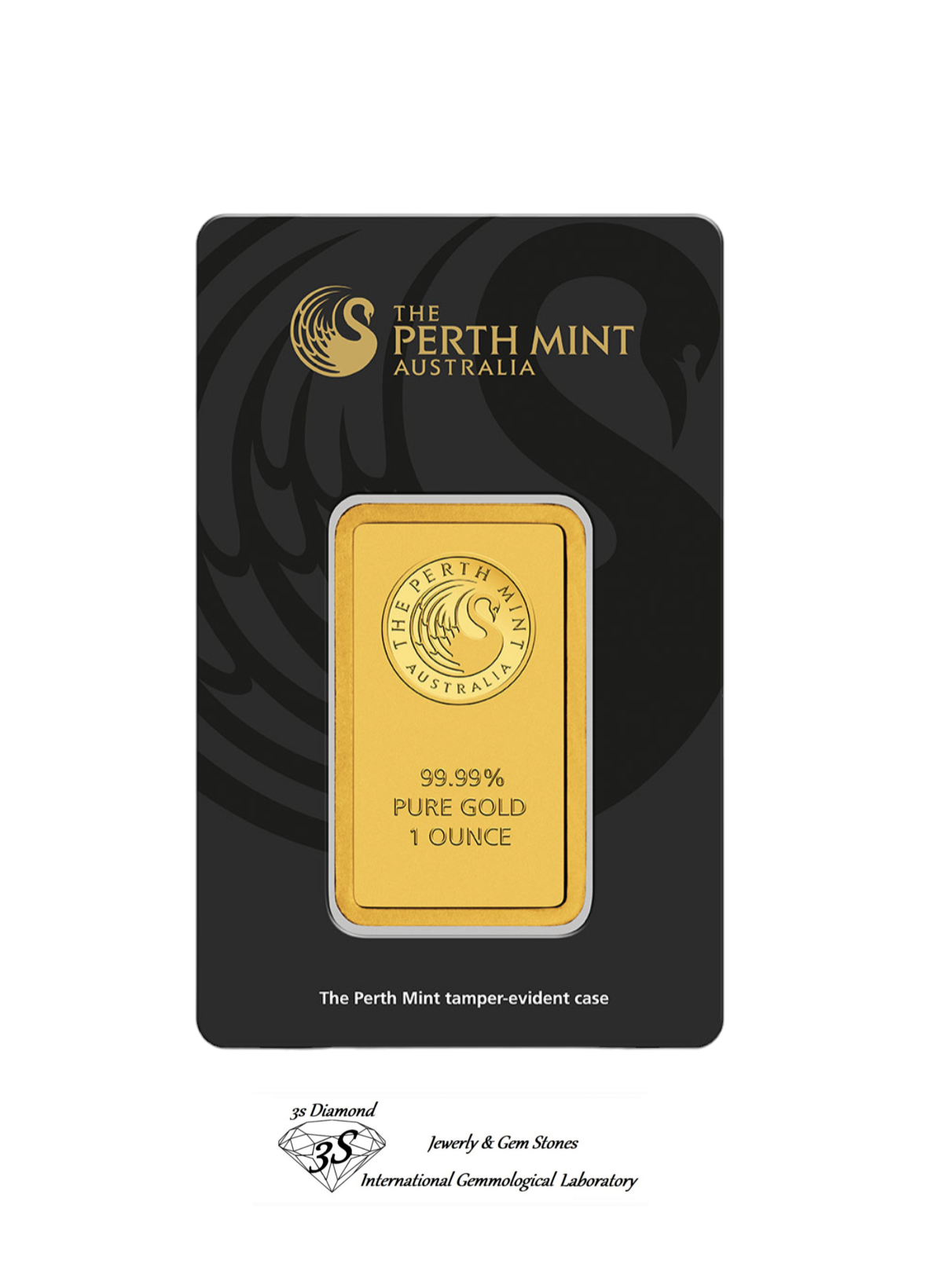 24k pure gold bar 31.10 grams (the perth mint) Australia and also PAMP