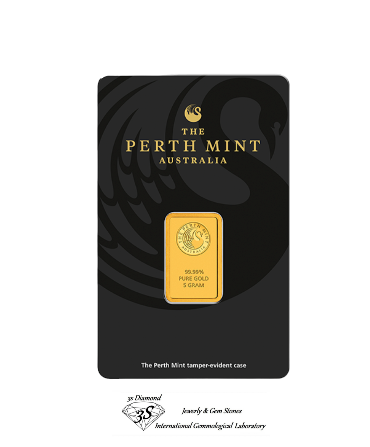 24k pure gold bar 5 grams (PAMP) and also (the Perth mint Australia)