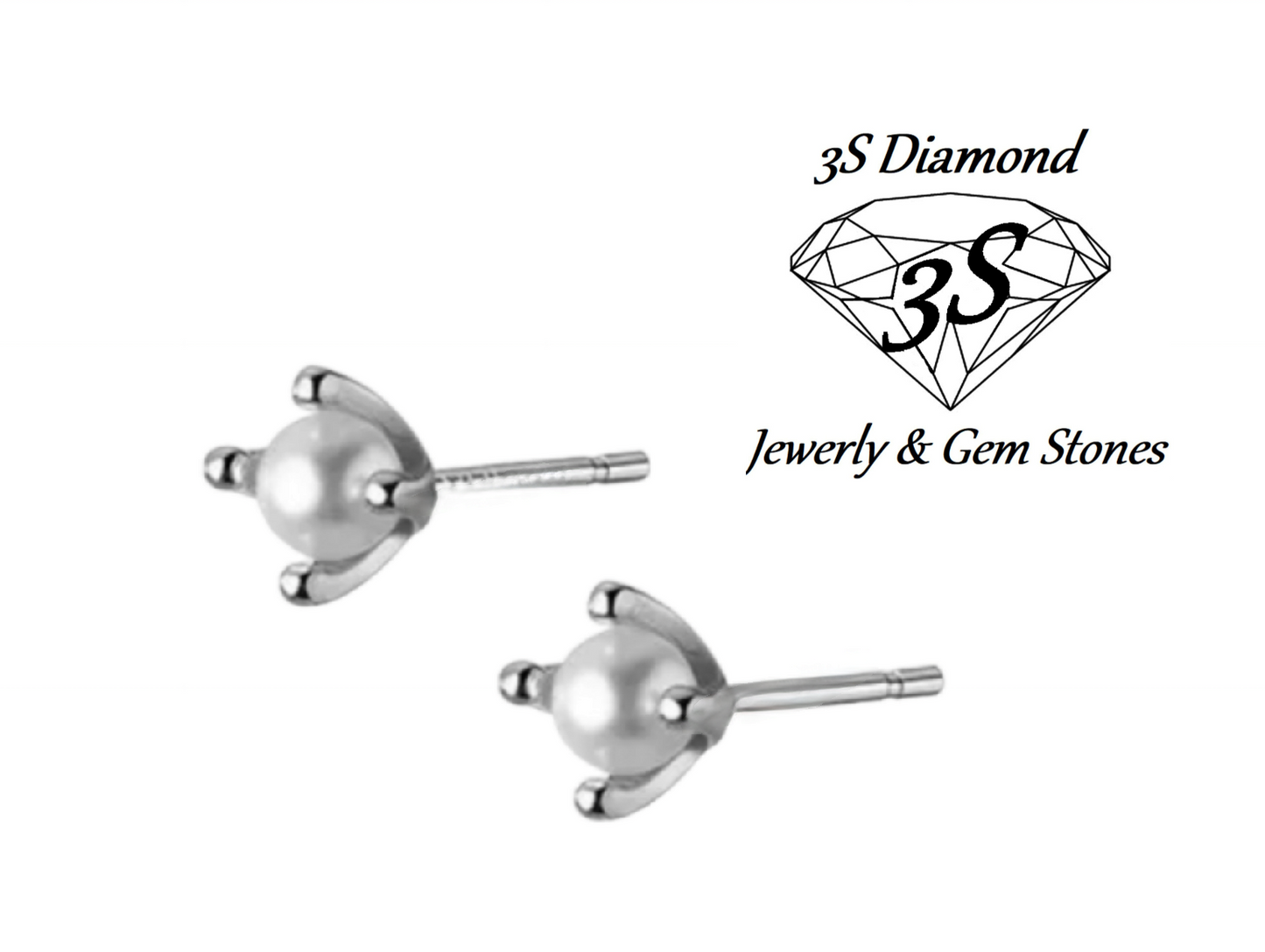 boucles d'oreilles en or blanc et jaune 18 carats et 2 perles naturelles d'Australie 9mm