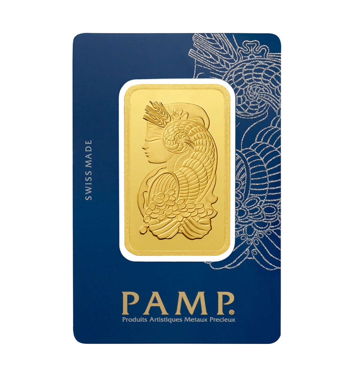 24k pure gold bar 100 grams (PAMP) for investment