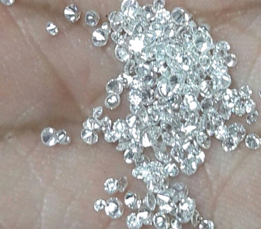 lotto 5 ct diamante naturale da 2 mm colore D VVS1