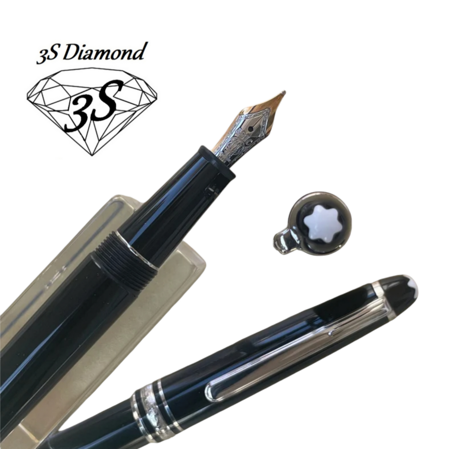 Set Penna , Stilografica e penna a Sfera  Montblanc Meisterstück Glacier Classique